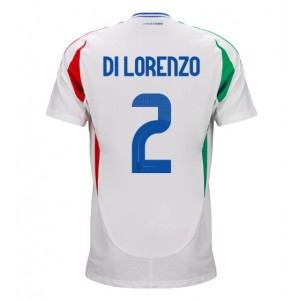 Fotbalové Dres Itálie Giovanni Di Lorenzo #2 Venkovní Oblečení ME 2024 Krátký Rukáv